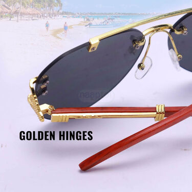 Royal Lion Design Aviator Sunglasses With Free Stylish Watch (ASGW2)