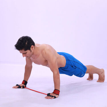 HOME GYM Exercise Gloves With Resistance Band (EGB01)