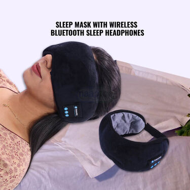 Sleep Mask With Wireless Bluetooth Sleep Headphones (SMB)