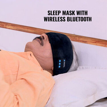 Sleep Mask With Wireless Bluetooth Sleep Headphones (SMB)
