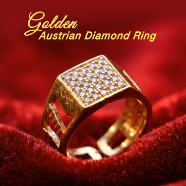 Golden Austrian Diamond Ring (MGR2)