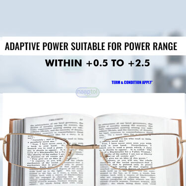 Adaptive Power Readers Foldable Reading Glasses - Buy 1 Get 1 (ORG2)