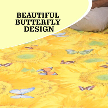 Butterfly Print Double Bed Sheets (DBS6)