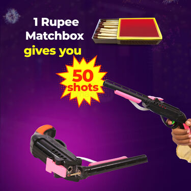 Matchstick Gun For Diwali - Buy 1 Get 1 FREE (MG1)