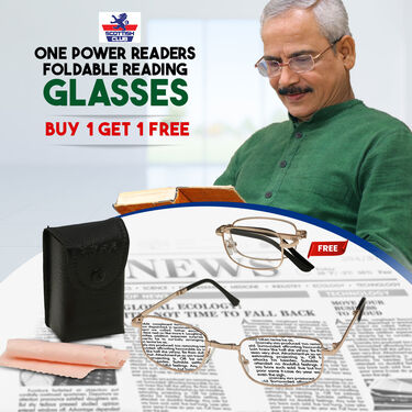 One Power Readers Foldable Reading Glasses - Buy 1 Get 1 (ORG2)